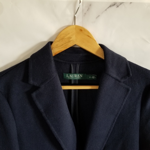 New Lauren Ralph Lauren Navy Coat - Picture 3 of 10